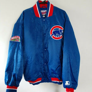 Vintage 90s MLB Chicago Cubs Starter Coat XL NWT